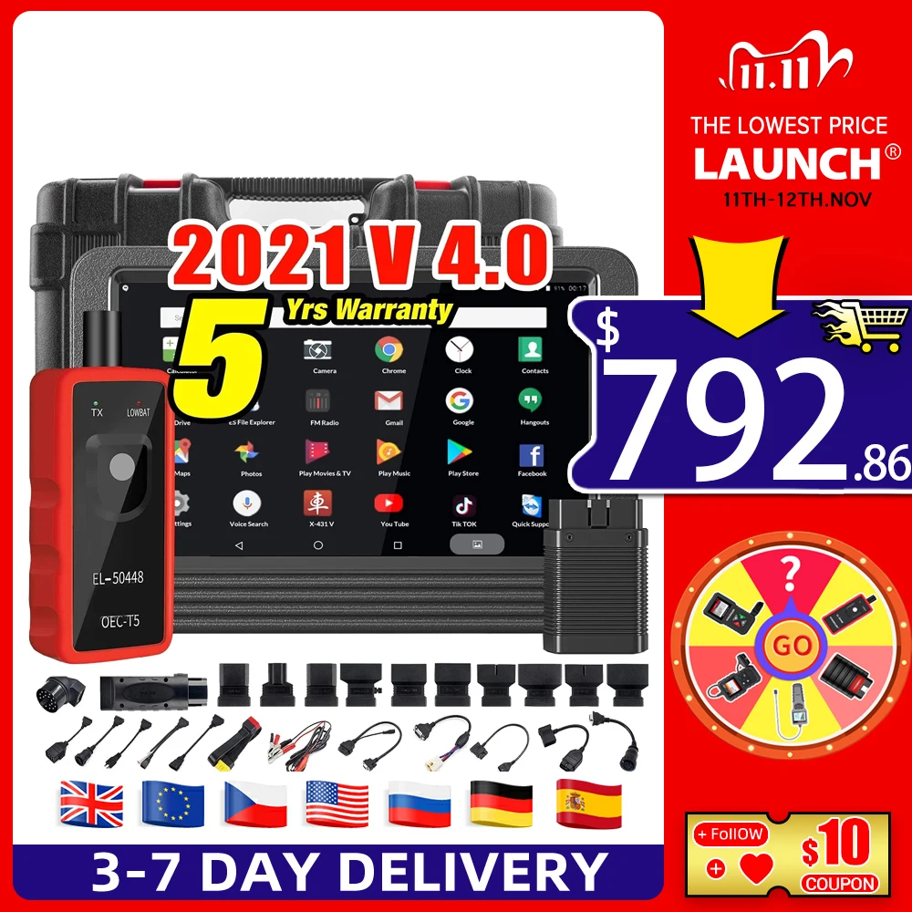 Профессиональные Автомобильные диагностические инструменты LAUNCH X431 V Pros