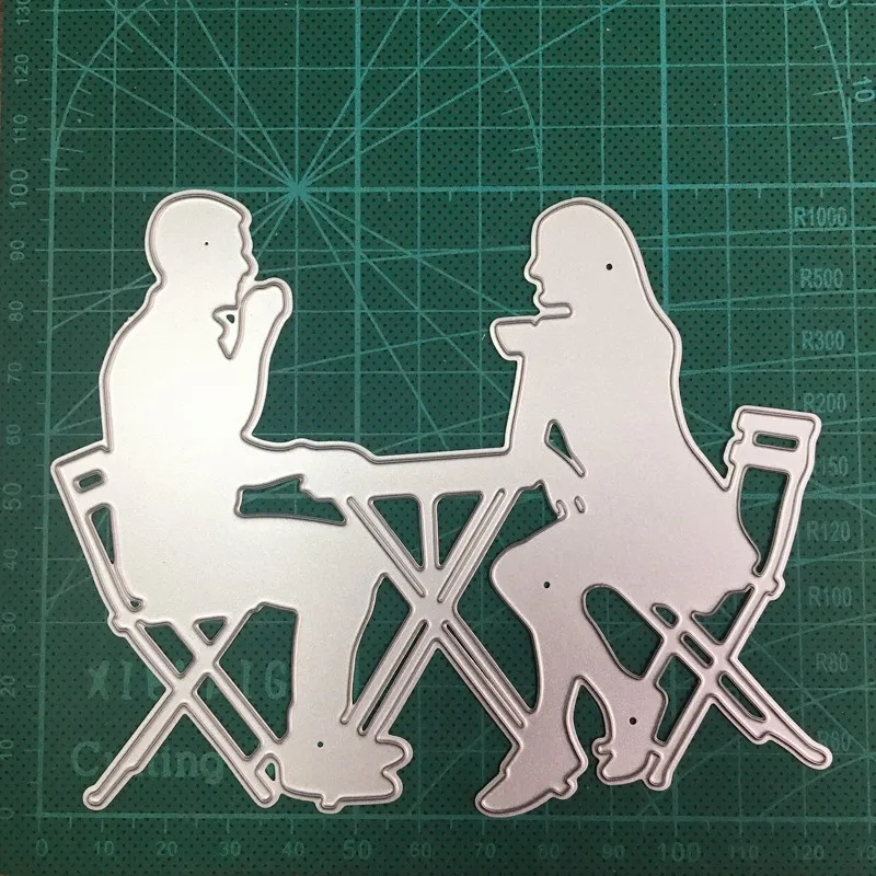 Пара питьевой кофе металлические Вырубные штампы для детской рукоделия