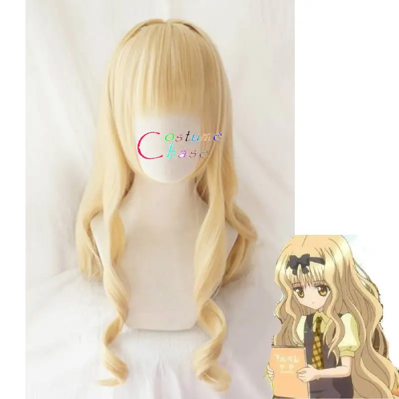 Шуго Чара! Mashiro Rima косплей парик длинные кудрявые Doki вечерние аниме синтетические