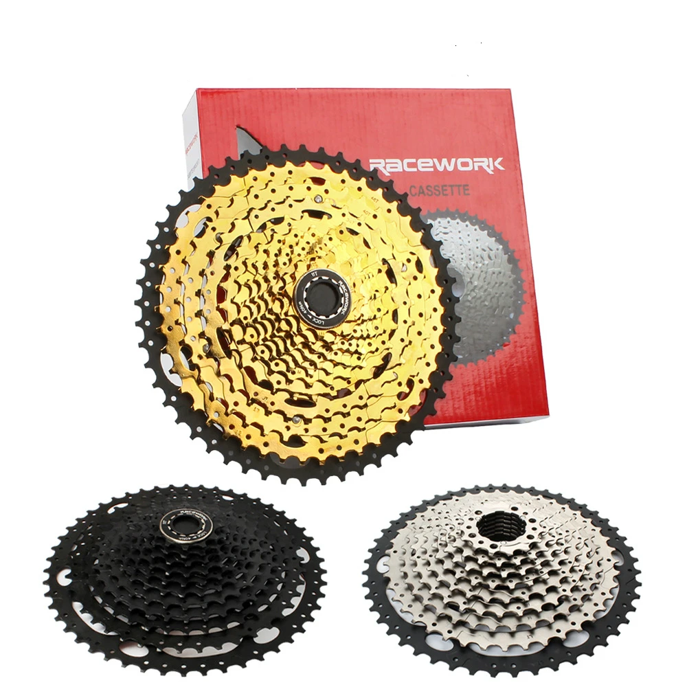 Горный велосипед кассета Freewheel Gold 10 11 12 Скоростей дорожный Cassettle 42 46 50 52T Cogs MTB