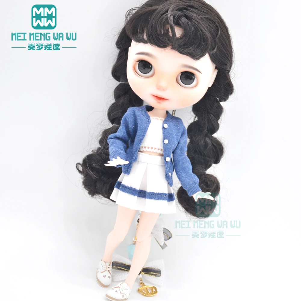 Одежда для куклы Blyth модный свитер из трех частей Azone OB23 OB24 1/6 аксессуары кукол |