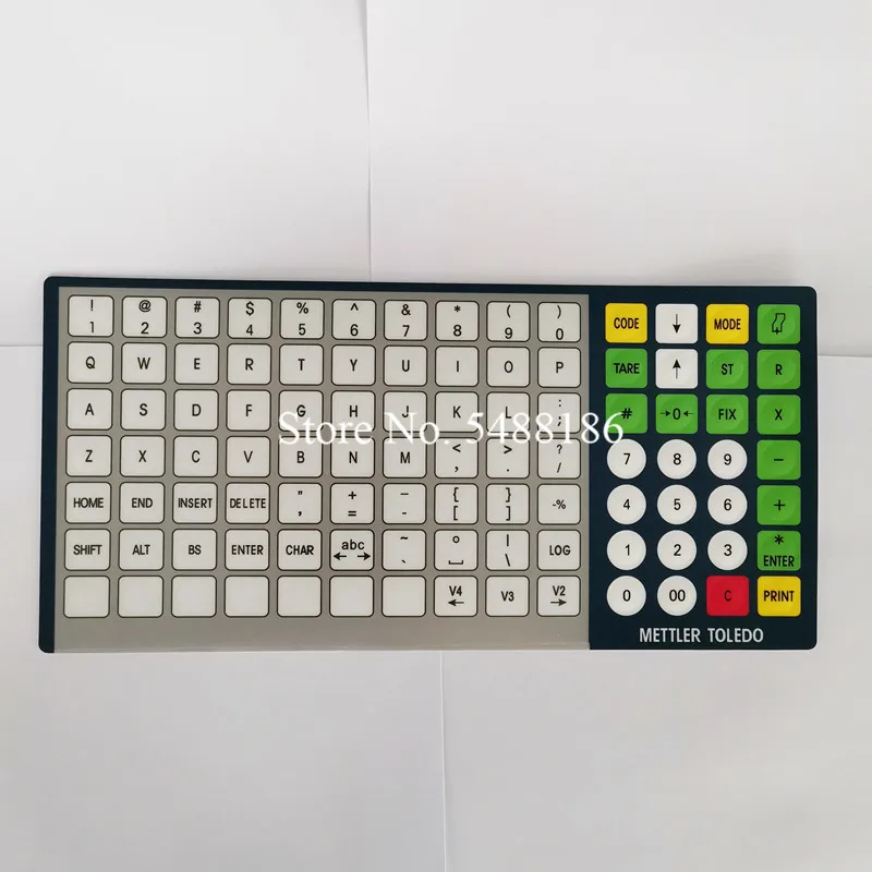 BCom клавиатура пленка для Меттлер Толедо bCom этикетка баланс английская версия клавишный лист клавиатура с пленкой