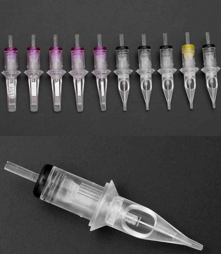 Профессиональный 4th поколения Стандартный прозрачный 5RL патроны иглы татуировки