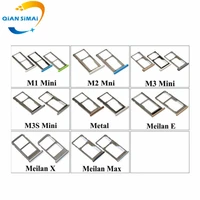 1pcs new high quality sim card tray holder for meizu m1 m2 m3 m3s mini metal e x m3 max