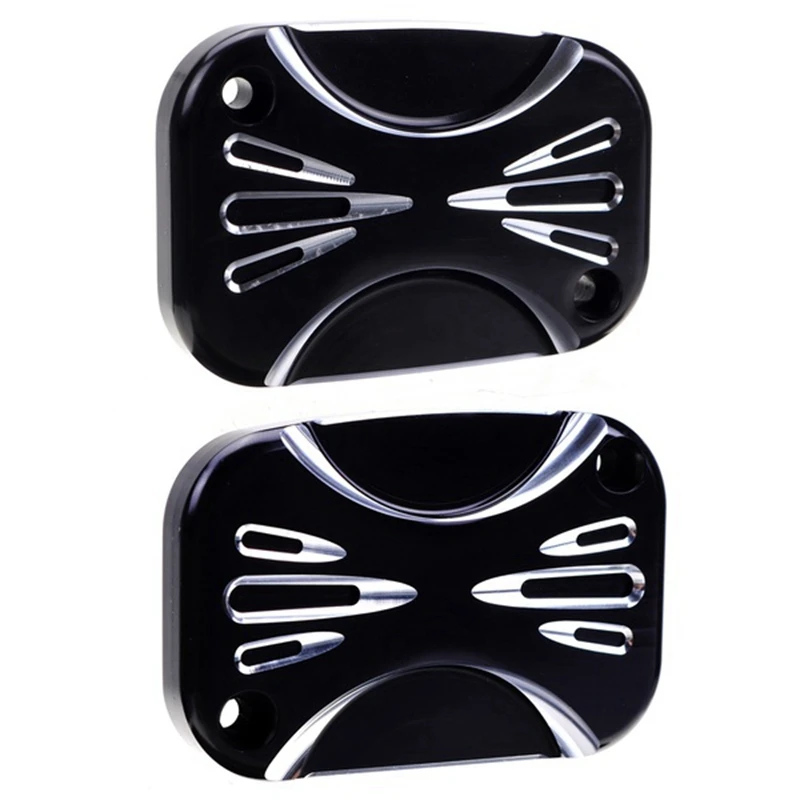 Черная алюминиевая крышка CNC для мотоцикла передняя левая и правая главного