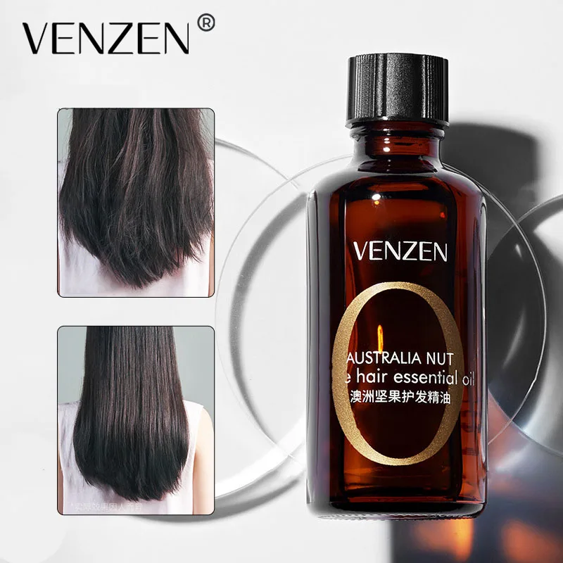 

Korean Macadamia Essential Oil for Scalp Care, Multifunctional Repair Anti-Hair Loss Dry Damaged Soft, 50ml