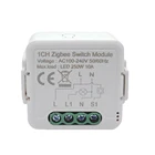 1 кнопочный диммер Tuya ZigBee, модуль выключателя света с управлением светильник приложение для мобильного телефона, интеллектуальное домашнее Голосовое управление