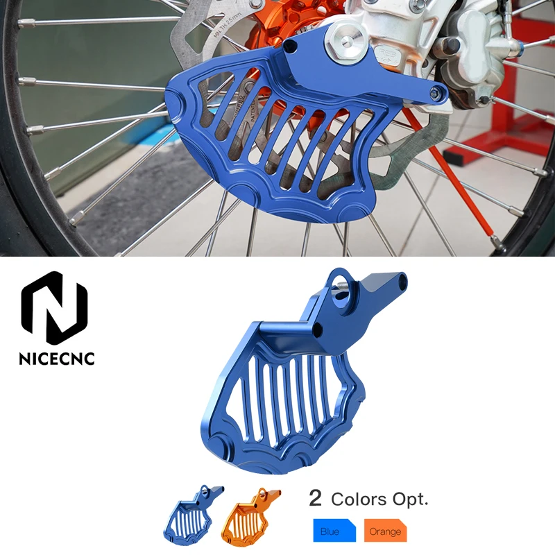 Защитная крышка переднего тормозного диска NICECNC для Husqvarna 125 200 250 300 350 400 450 501 FC FE TC TE