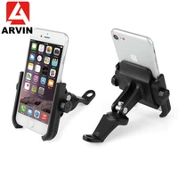 aluminum alloy universal rearview mirror motorcycle phone holder for iphonex 8 7 gps support telephone moto holder mount bracket