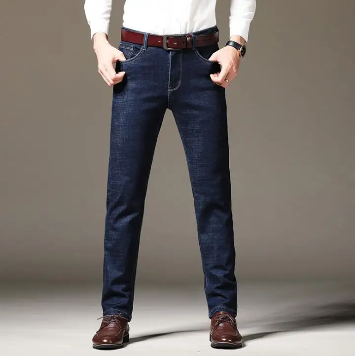 

2021 New Design Top Quality Business Jeans For Men Stretch Long Pants On Hot Sales