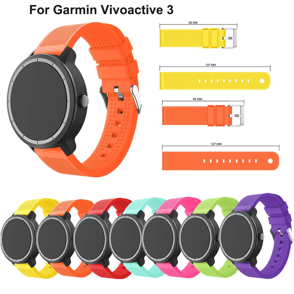 Силиконовый ремешок на запястье для Garmin vivoactive 3 Forerunner 645 сменный часов vivoactive3