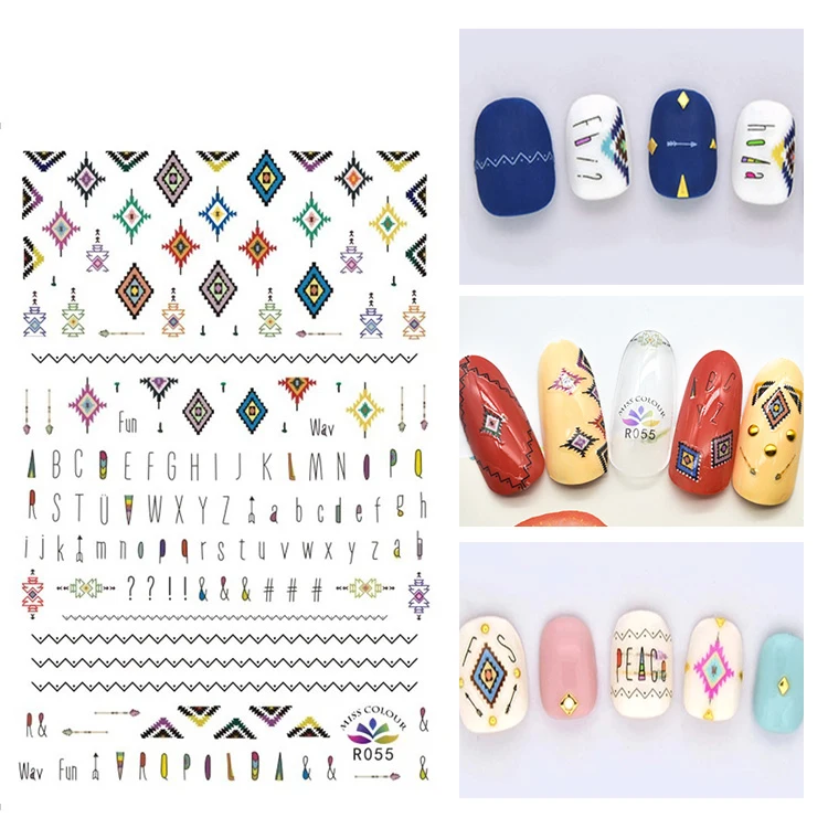 

3D виниловые наклейки на стену с рисунком, Осенний модный небольшой компактный клей наклейки букв линии наклейки для ногтей Маникюр нейл-арт...