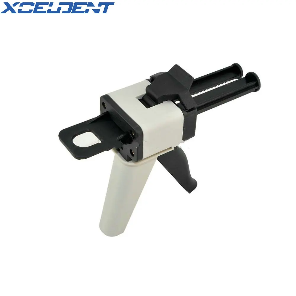 

Dental Universal Fitting 1:1 Ratio Glue Gun For Impression Mixing Dispenser Dispensing Caulking Gun 50ml Dental Lab Equipment