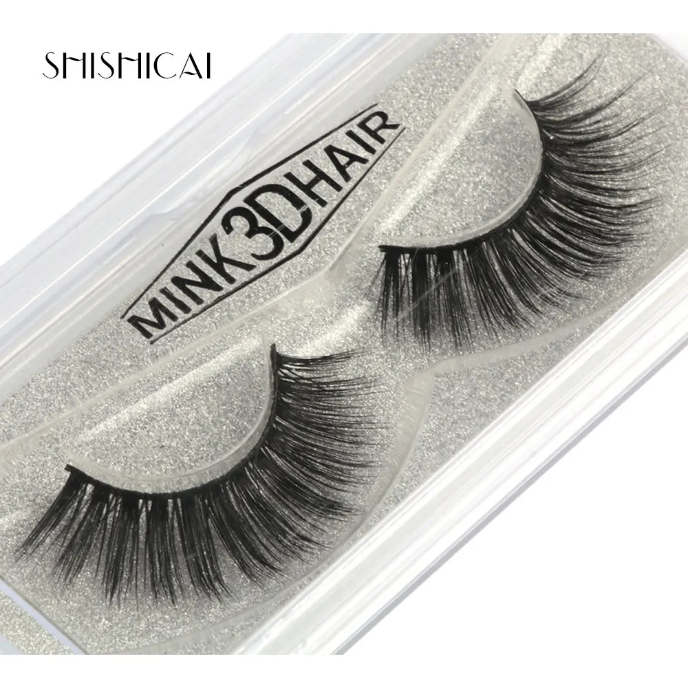 Норковые ресницы 3D норковые Толстые Накладные ручной работы безжалостные