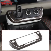 car center console air conditioning adjustment decorative panel frame for land rover defender 90 110 2020 2022 auto accessories