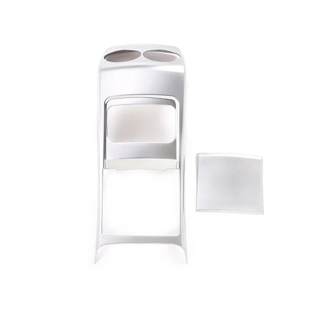 

For Mercedes-Benz GLA-Class H247 GLA200 220 250 2020 2021 Carbon Fiber Style Plated Armrest Box Rear Air Vent Frame Trim Cover