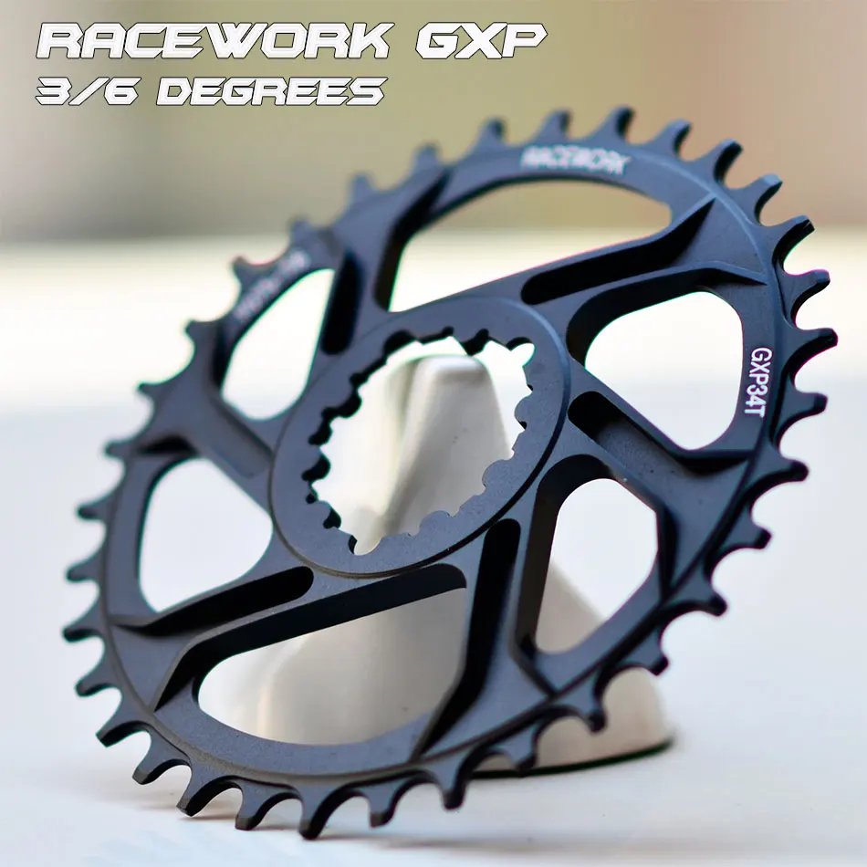 Freies deliv RACEWORK Fahrrad Kettenblatt 32 34 36 38t Engen Breite Fahrrad Kettenblatt Pelz GXP XX1 XO CNC AL7075 kurbelFahrrad