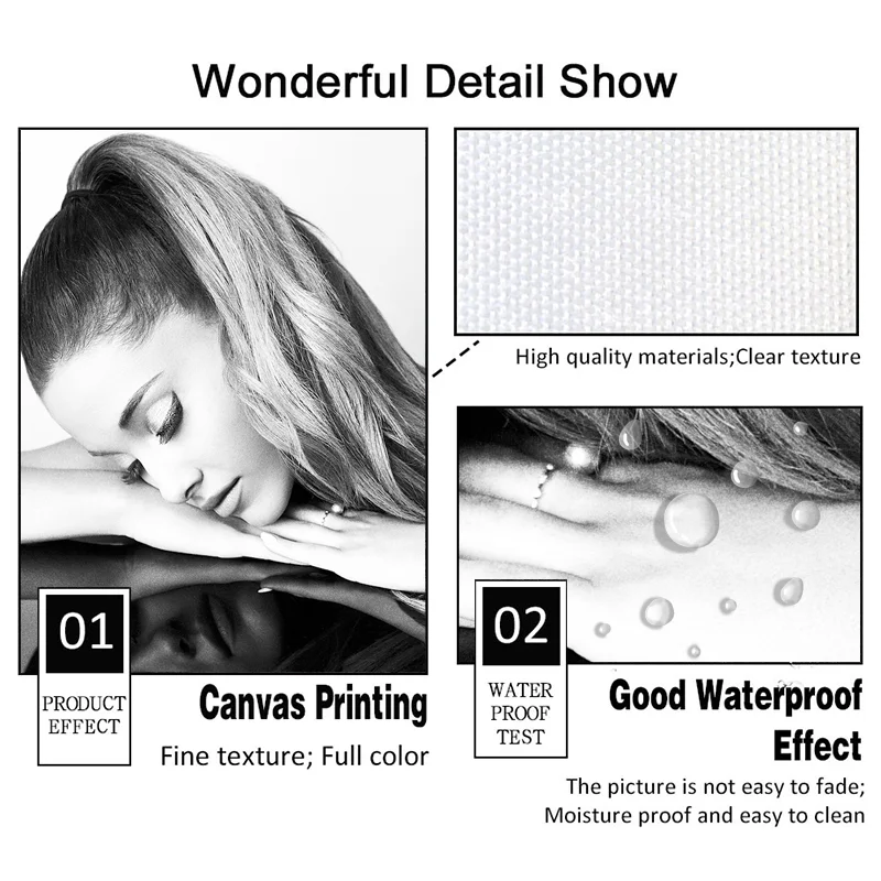 

Modern Black and White Modern Star Posters Prints Canvas Painting Wall Art Nordic Figure Pictures For Living Room Home Decor