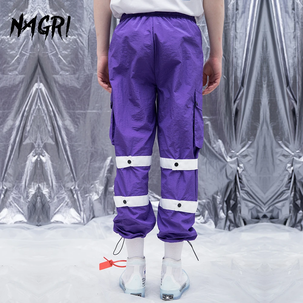 Брюки карго мужские с множеством карманов уличная одежда стиль хип хоп пэчворк