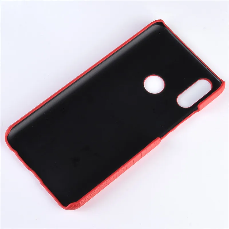 For Meizu Note 9 case Hard Thin Luxury PU Leather crocodile Shockproof phone note9 M1923 Back Cover |