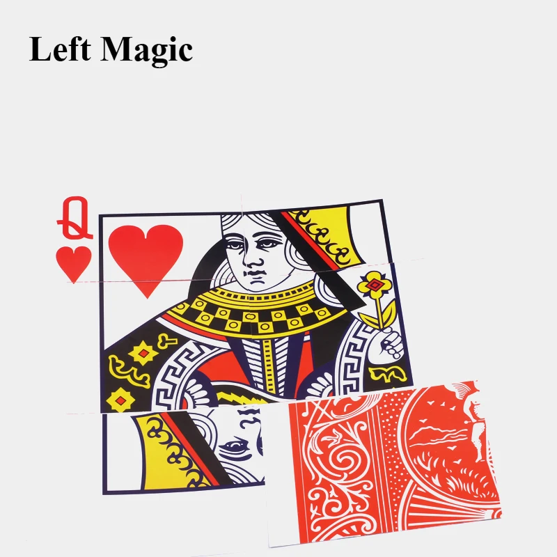 1 шт. королева восстановленная крупным планом карта магический трюк реквизит