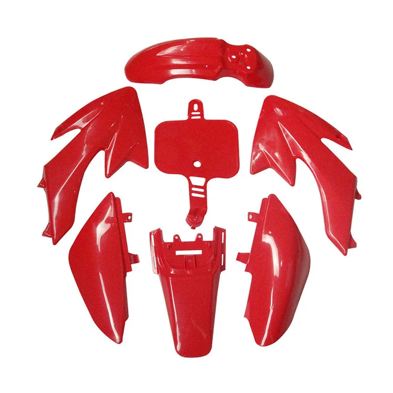 

High quality Plastic Red Fairing Body Cover Kits For 50cc 70cc 90cc 110cc 125cc 140cc 150cc 160cc CRF XR CRF50 XR50 Pit bik