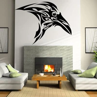 raven wall sticker crow vinyl decal bird animal mural bedroom headboard decoration crows removable home decor c2015