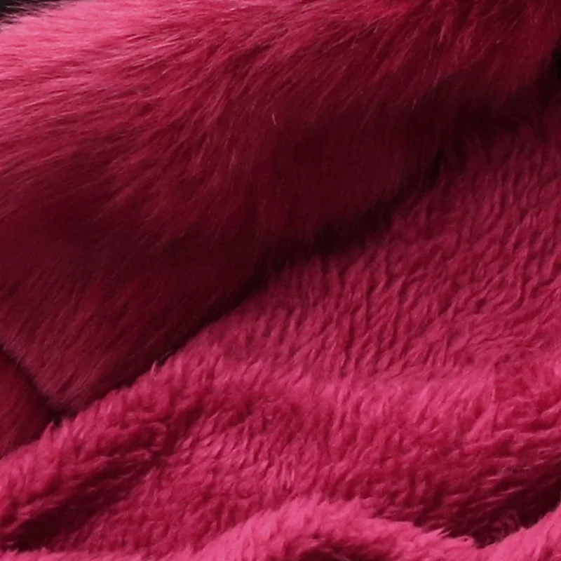 

Hot Sale Winter Women's Faux Fur High Quality Coats Patchwork Keep Warm Loose Female Furs Plus Size Coat