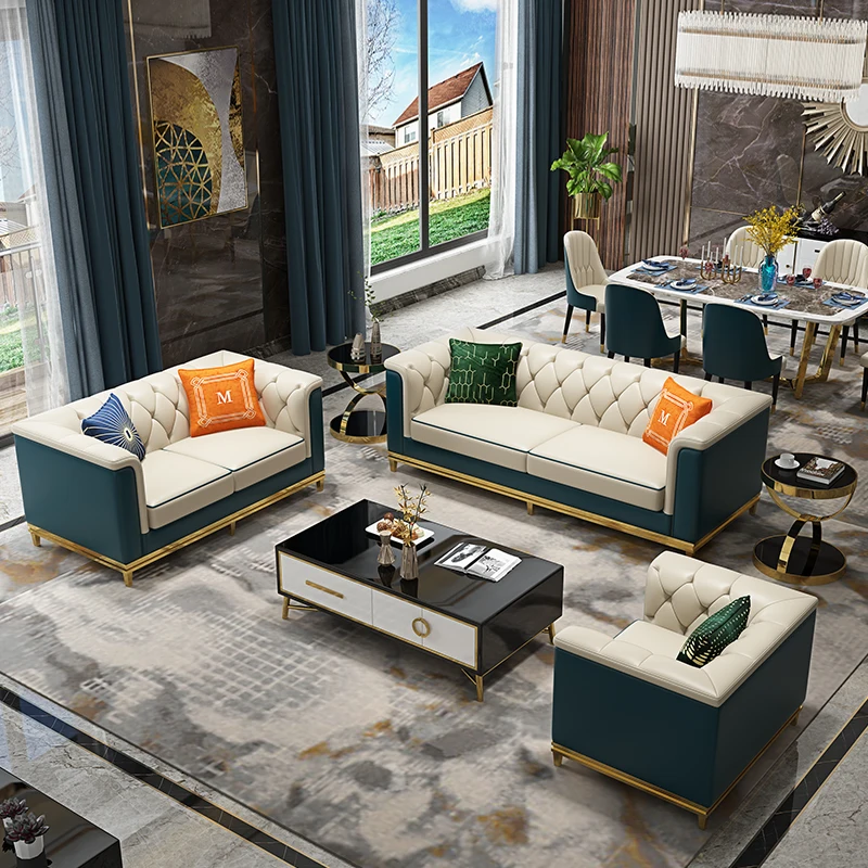 Easyliving 2019 новый подлинный кожаный диван секционные дома гостиная мебель