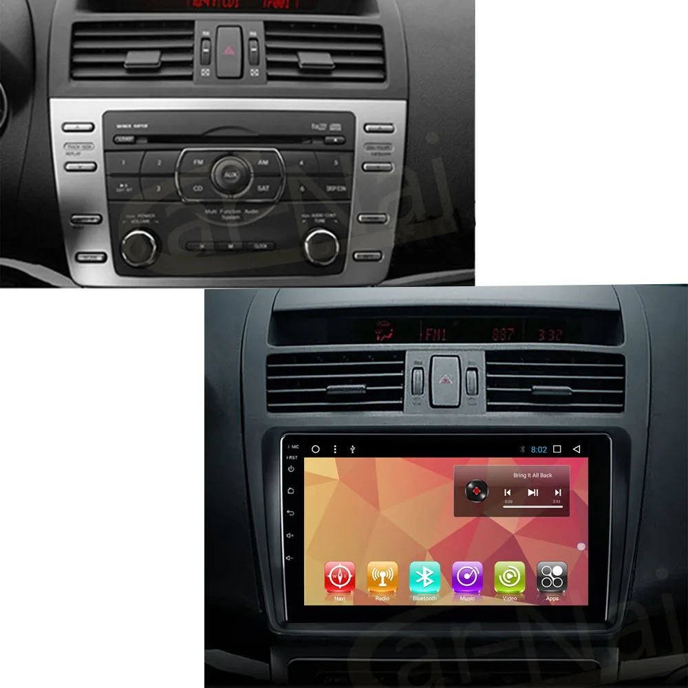 Автомобильный GPS плеер JSTMAX мультимедийный на Android 10 0 с 9 &quotэкраном для Mazda 6 2008 2009