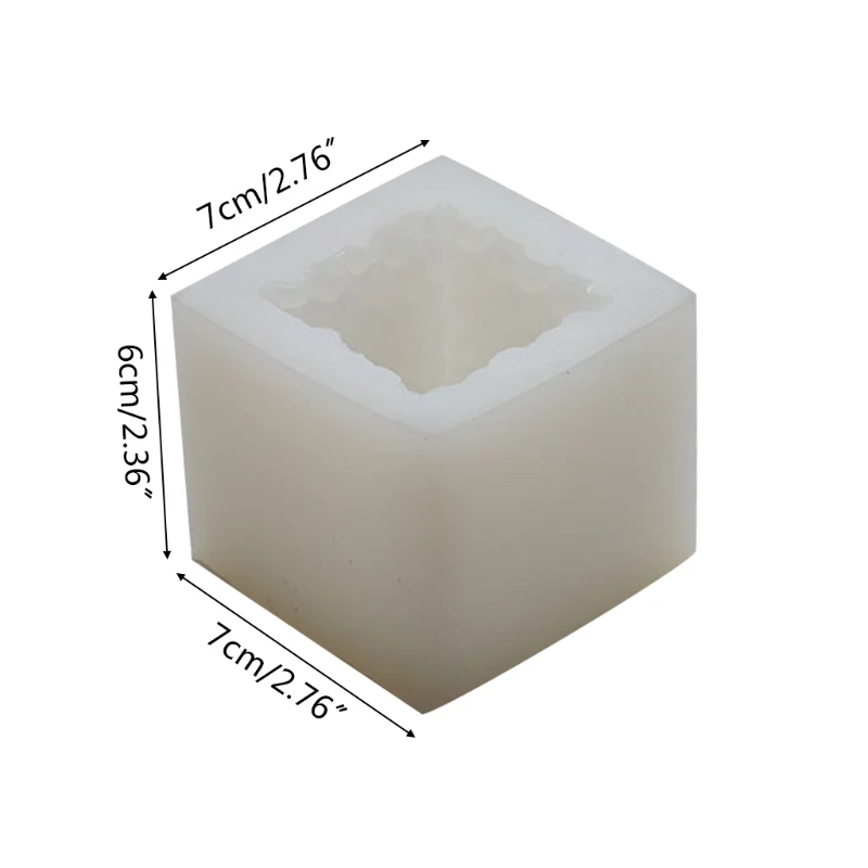 

Honeycomb Cute Honeycomb Square Candles Silicone Mold Aromatherapy Candle Mold