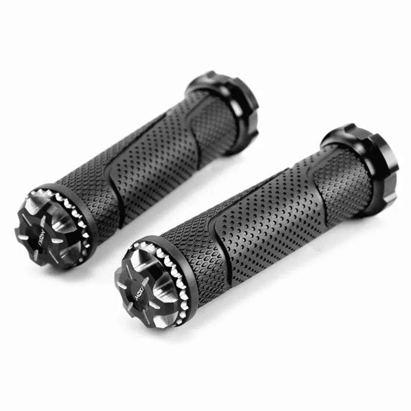 

Мотоциклетные ручки 7/8 дюйма, 22 мм, рукоятка дроссельной заслонки, металлические и резиновые аксессуары для Kawasaki, Yamaha, Honda, Halley, KTM, BMW