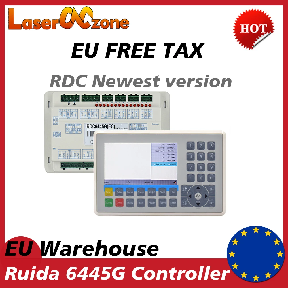 

Лазерный станок Ruida RDC6445 RDC6445G, контроллер для лазерного гравировального станка Co2, обновление RDC6442 RDC6442G со склада в ЕС