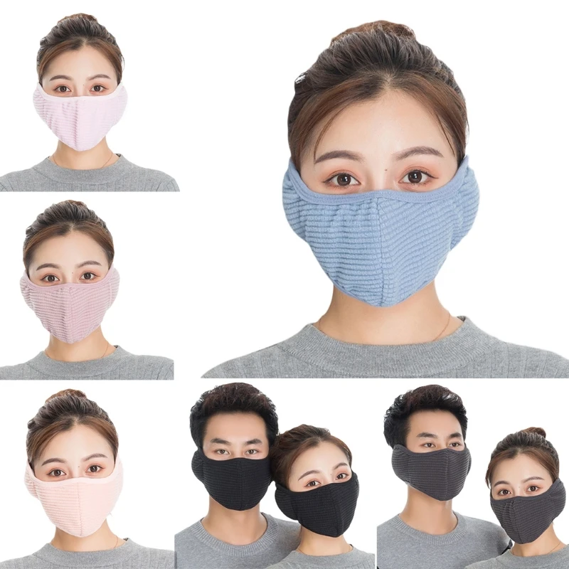 

Наушники для взрослых с защитой от холода и пыли и ветрозащитные дышащие маски для езды на велосипеде на открытом воздухе