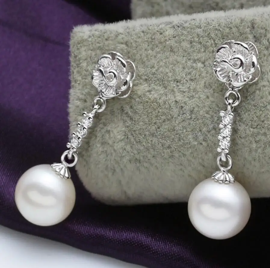 Новинка 1107 + натуральные жемчужные серьги в виде раковины модные изысканные