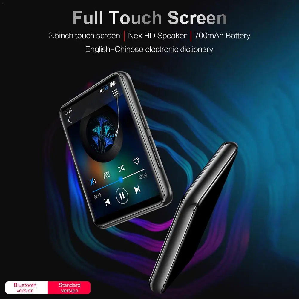 Музыкальный проигрыватель электронных книг с сенсорным экраном Bluetooth MP3 со