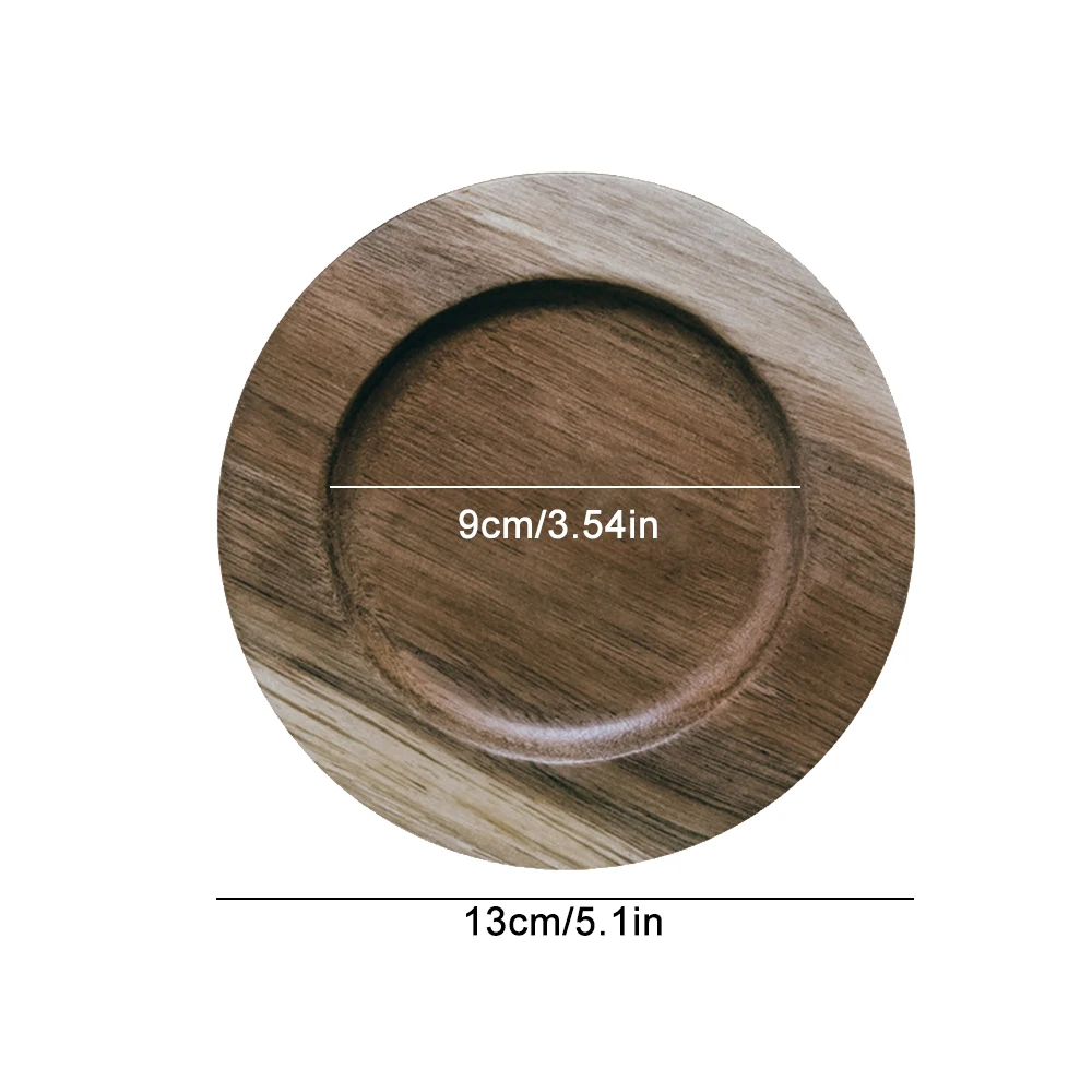 

Wooden Coasters, Heat Insulation Coasters, Tea Coffee Cup Mats, Placemats, Decorative Durable Round Non-Slip Mats, Kitchen Tools