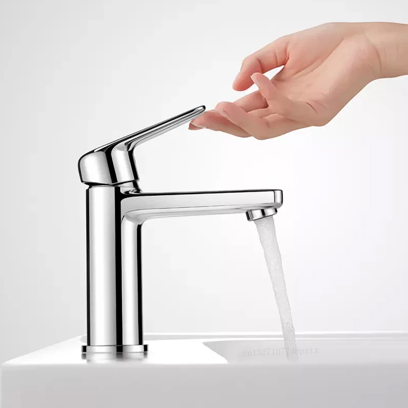 Youpin Diiib Dabai Bathroom Basin Faucet Chrome Single Handle Kitchen Sink Cold and Hot Mixer Water Tap Wash | Обустройство дома