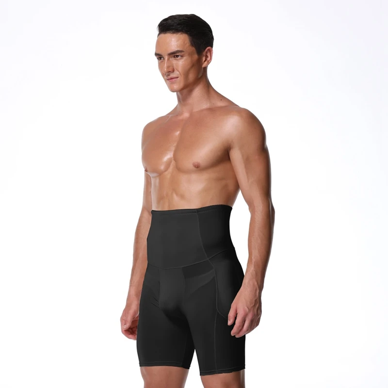 Mens Body Shaper Tummy Control Compression Shorts Slimming Shapewear Padded Butt Lifter Panties Anti Chafing Boxer Underwear 6XL