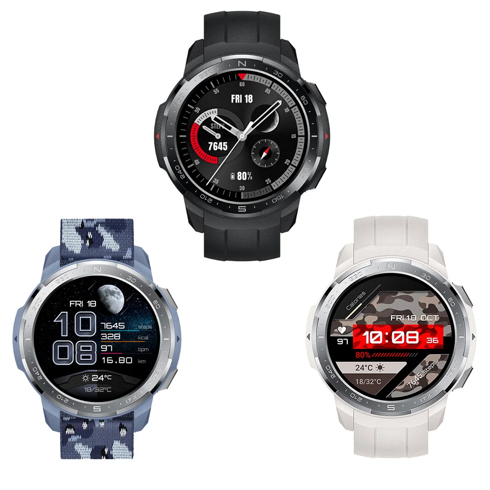 

New Global Version Honor Watch GS Pro Smart Watch 1.39'' AMOLED Screen Heart Rate Monitoring Blood Oxygen Bluetooth Calls 5ATM