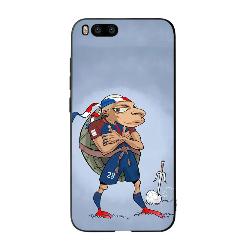 RKQ Футбольная звезда Mbappe Джерси мягкий чехол для телефона Xiaomi Redmi A1 A2 4X 5A 5 Plus 8 9 lite
