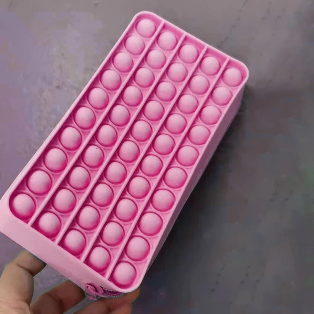 Новое поступление силиконовый кошелек с пузырьками простой мягкий стационарный