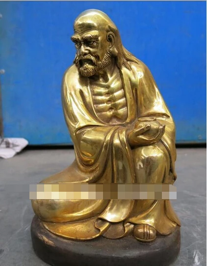 Медная фигурка B0601 4279 дюйма тибетский эзотерический буддизм Будда Бодхидхарма