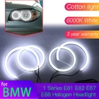 Комплект Angel Eyes 6000 л хлопковый белый галогенный кольцевой светильник для BMW 1 серии E81 E82 E87 E88
