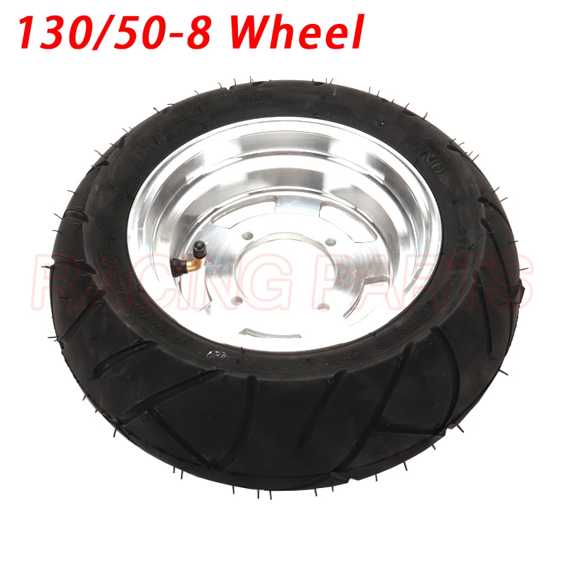 

8 Inch 130/50-8 rear wheel Tubeless Tyres vacuum & rims For Honda Monkey Z50 Z50J Buyang Electric Scooter Pocket bike