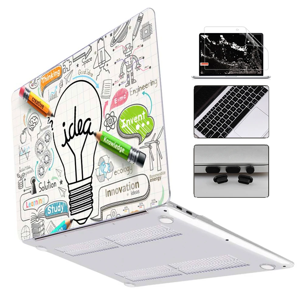 Красный для MacBook Pro 16 дюймов Чехол A2141 2019 выпуска крышки ноутбука W/покрытие