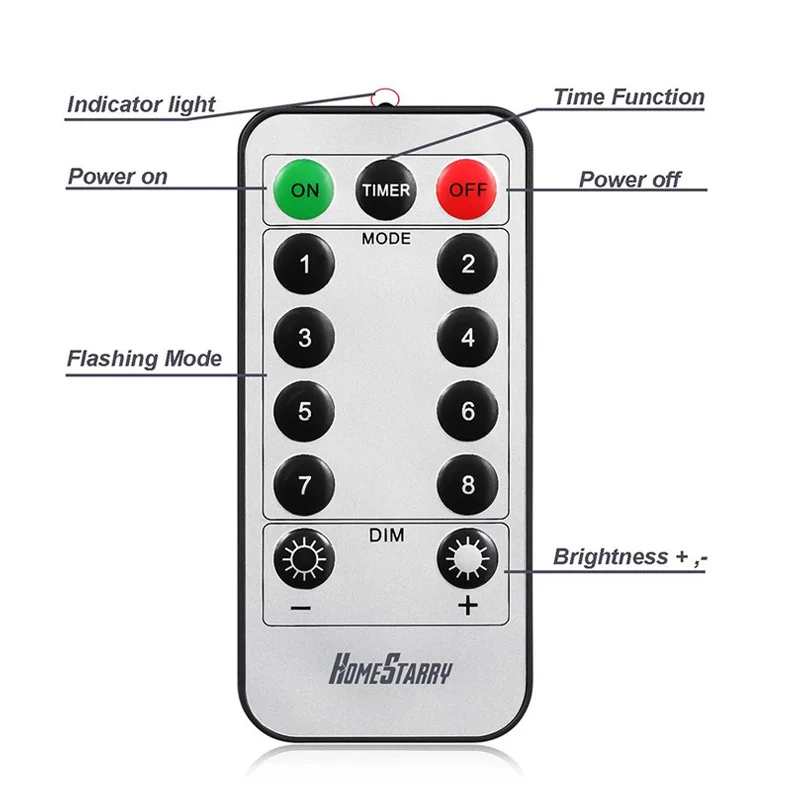 10 м 100 Светодиодная трубчатая гирлянда на батарейках водонепроницаемая уличная