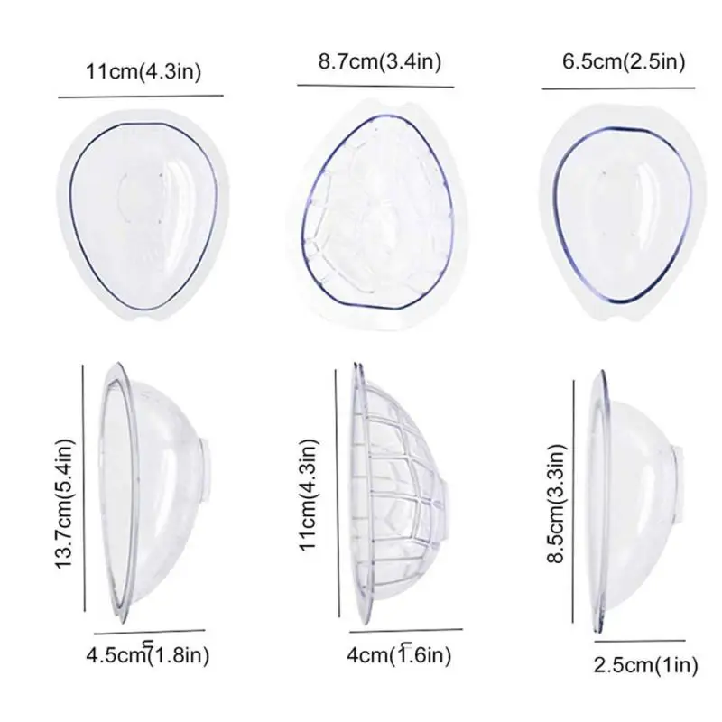 

2021 Handmade Easter Chocolate Mould Reusable Baking Craft Fondant Cake Sugar Durable Easter Egg Shape Crystal Mold Colorful Egg