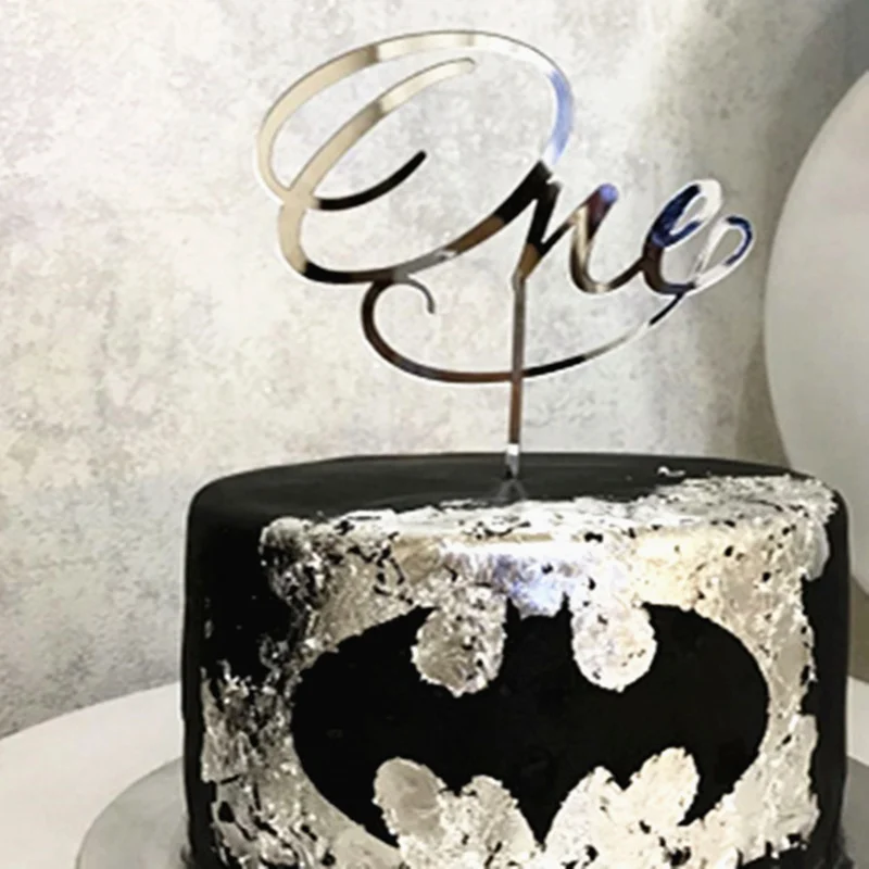 О Детская фотография золотистый акриловый фон для детской вечеринки торты флаг