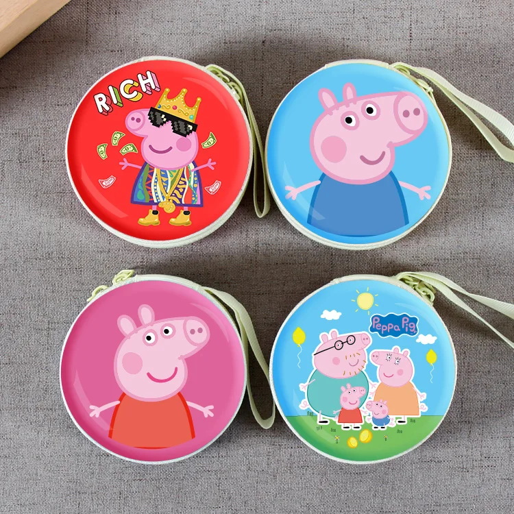 4 шт./лот сумка свинья Пеппа для детей мини кошелек с монетками Детский девочек и